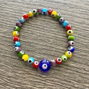 Evil eye bracelet. One size